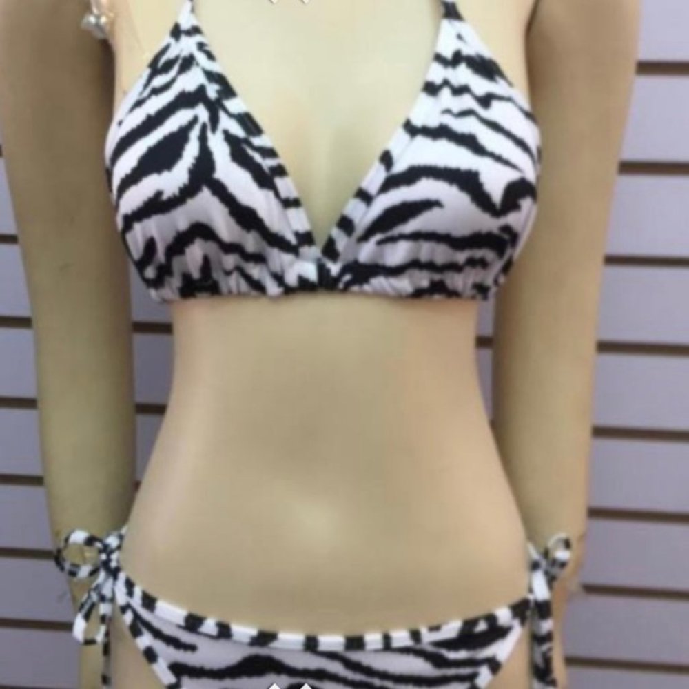 Chuns Tiger Print Triangle 2 Piece Bikini